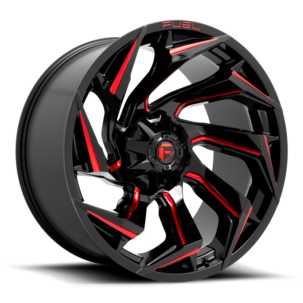 REACTION D755 – BLACK MILLED RED