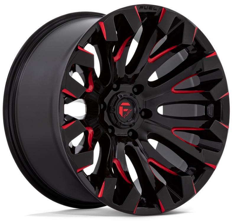 QUAKE D829 – GLOSS BLACK MILLED RED