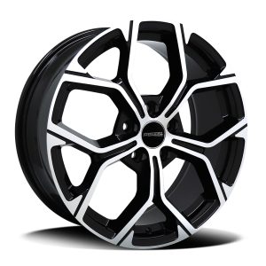 A056 – GLOSS BLACK MACHINED FACE