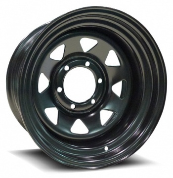 8-SPOKE STEEL A17 – BLACK