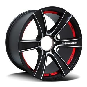 INFERNO KF902 – MATTE BLACK RED INNER