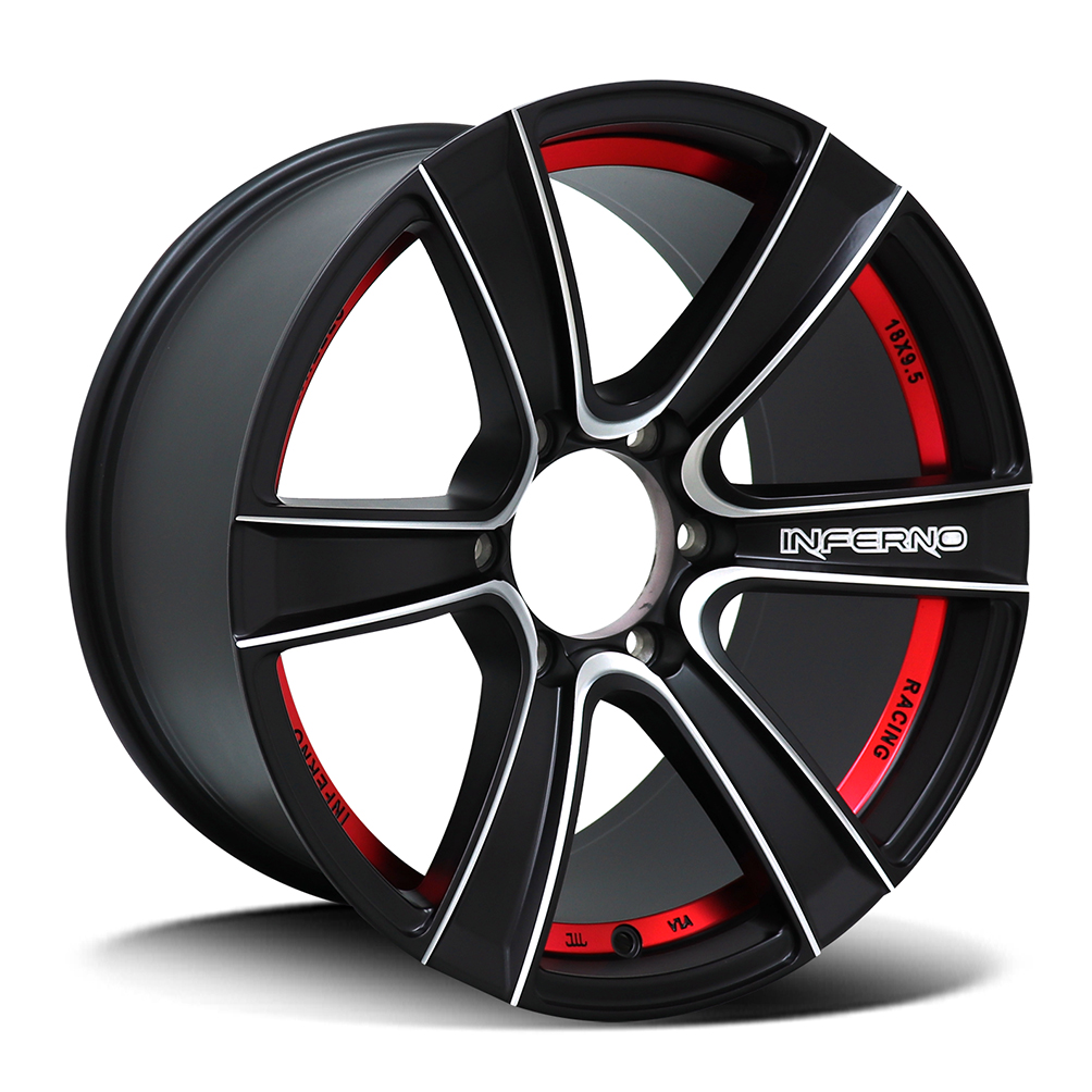 INFERNO KF902 – MATTE BLACK RED INNER