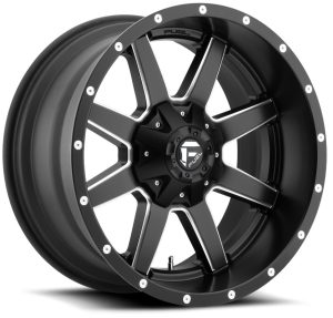 MAVERICK D538 – MATTE BLACK MILLED SPOKE EDGE