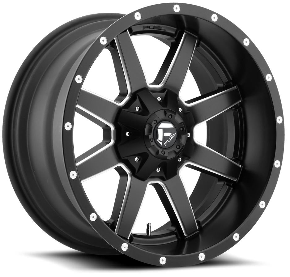 MAVERICK D538 – MATTE BLACK MILLED SPOKE EDGE