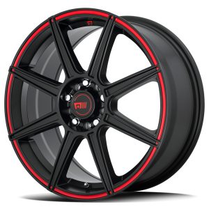 CS8 MR142 – SATIN BLACK RED GROOVE