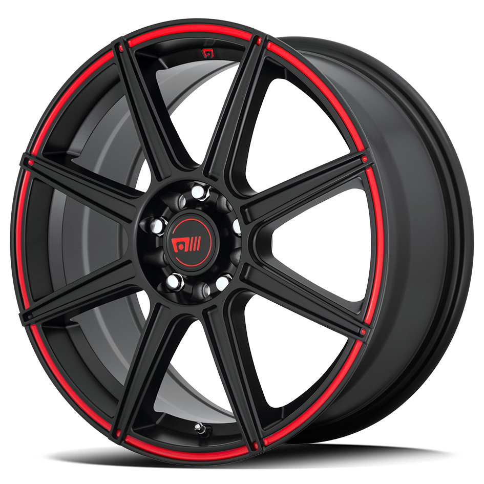 CS8 MR142 – SATIN BLACK RED GROOVE