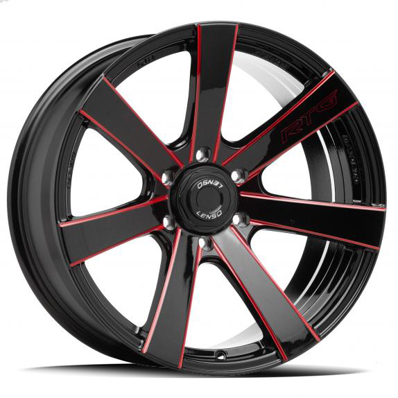 RTG – BLACK RED MILLED