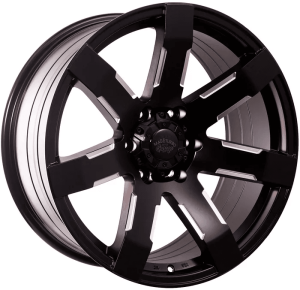 FLEX SATIN BLACK WITH MILLED SPOKES