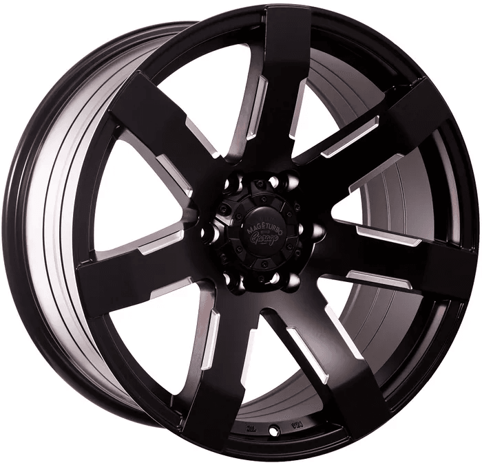 FLEX SATIN BLACK WITH MILLED SPOKES