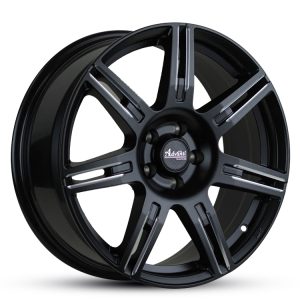 SP17 – SATIN BLACK MILLED SPOKE