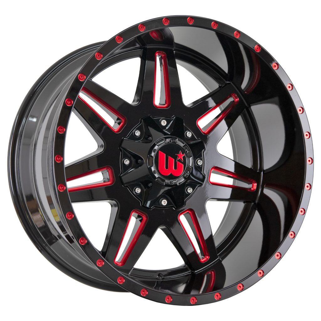 Limited Trails – Gloss Black Milled Red
