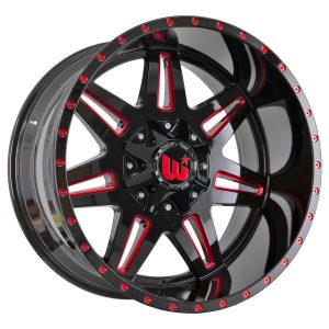 Limited Trails – Gloss Black Milled Red