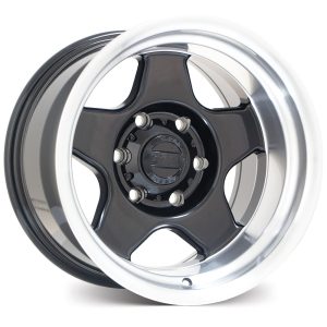 F6 – Gloss Black w/ Machined Lip