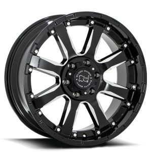 SIERRA – Gloss Black w/Milled Spokes