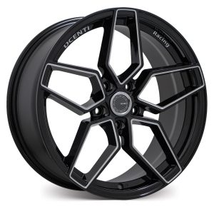 DC 1 – Gloss Black w/Milled Spokes
