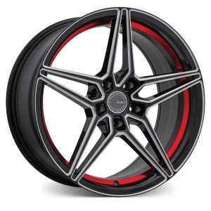 DC 2 – Black Milled w/Red Undercut