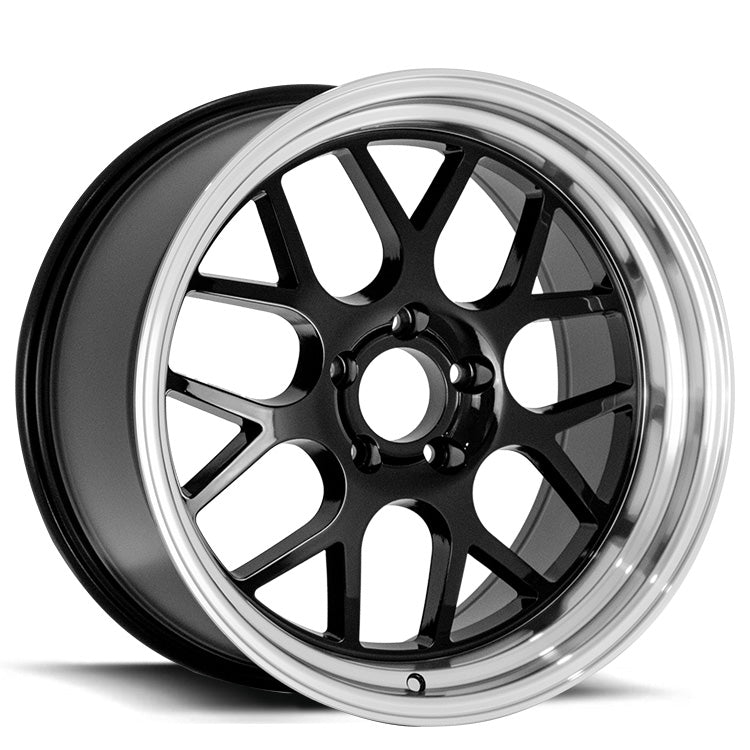 DC MESH – Gloss Black w/Machined Lip