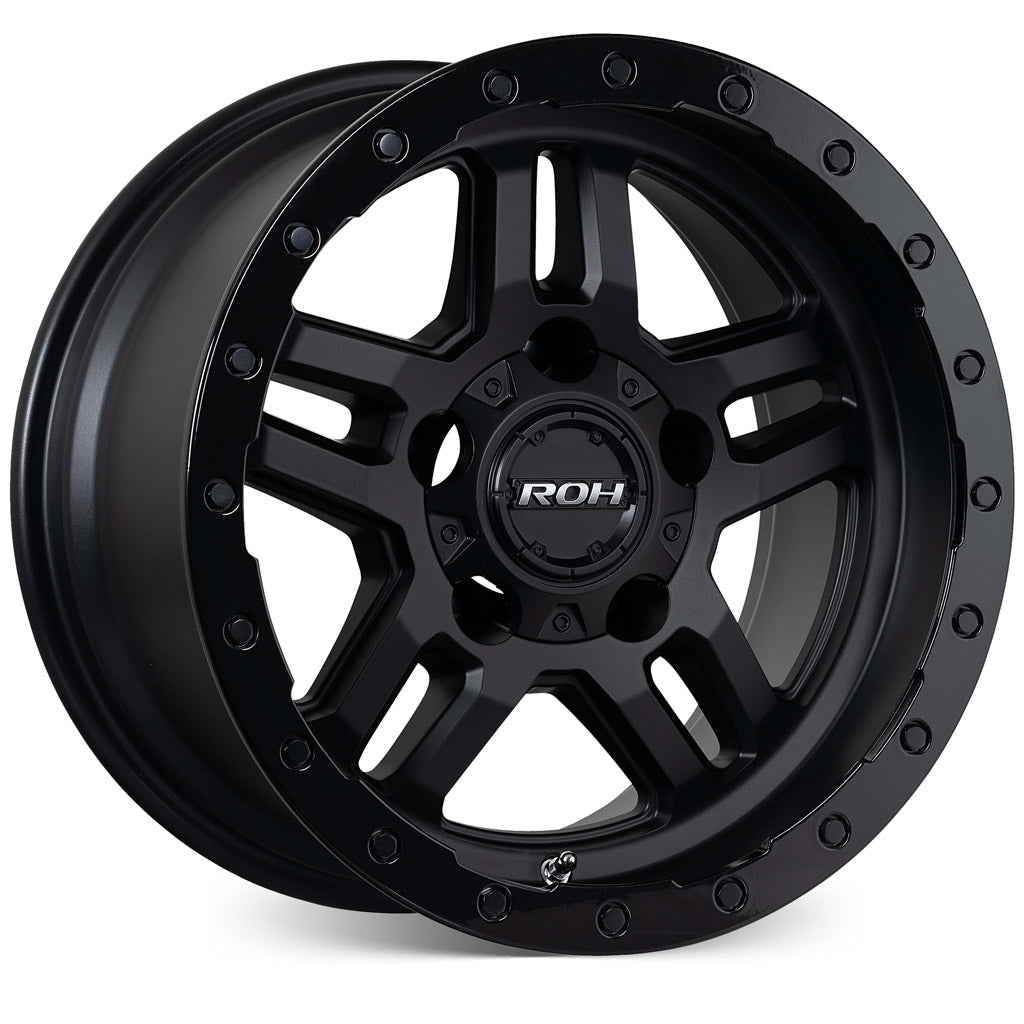 HAMMER – Matt Black w/Gloss Lip & Anodised Bolts