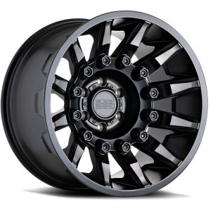MISSION – Matt Black w/Machined Tinted Spokes