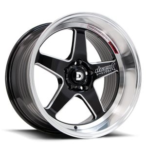 ST665 – Gloss Black Milled w/Machined Lip