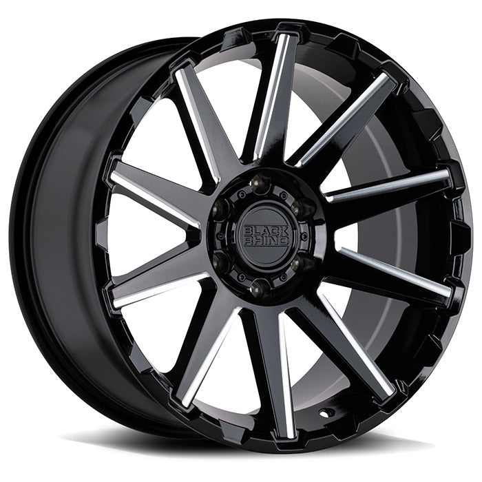 TYPHOON – Gloss Black w/Milled Spoke