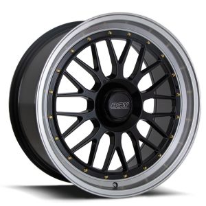 EURO MESH – Gloss Black w/Machined Lip