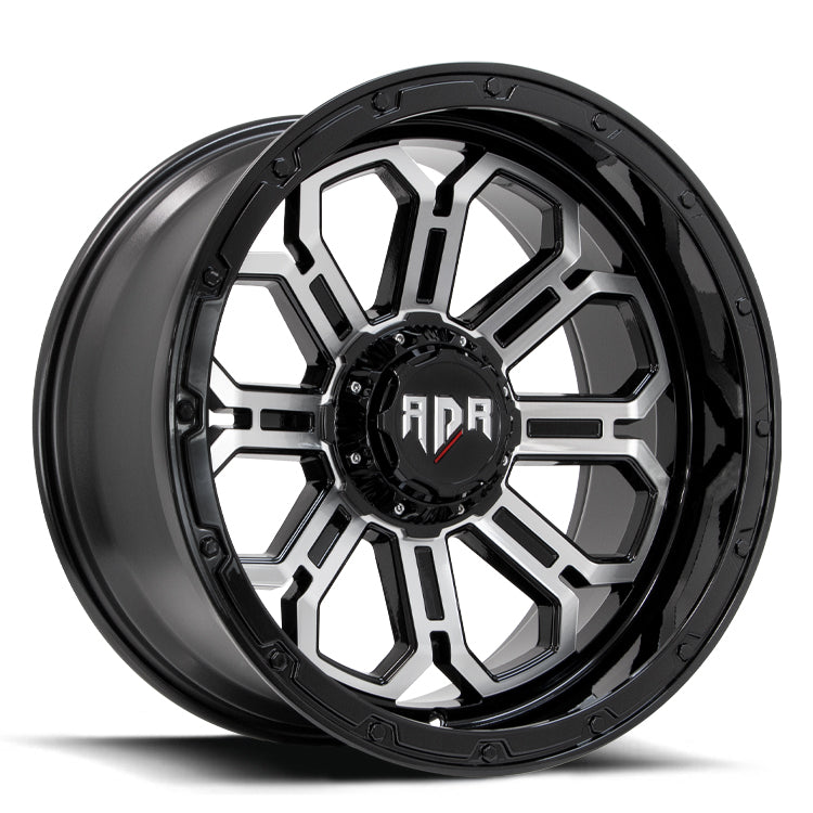 RD23 – Gloss Black w/Machined Face & Black Lip