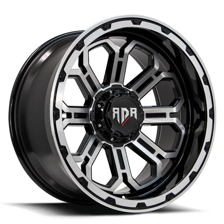 RD23 – Gloss Black w/Machined Face & Machined Lip Edge