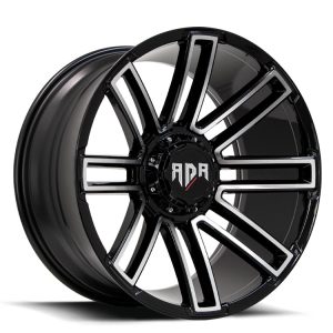 RD27 – Gloss Black w/Machined Face