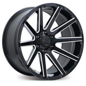 TERROR – Gloss Black w/Milled Spokes