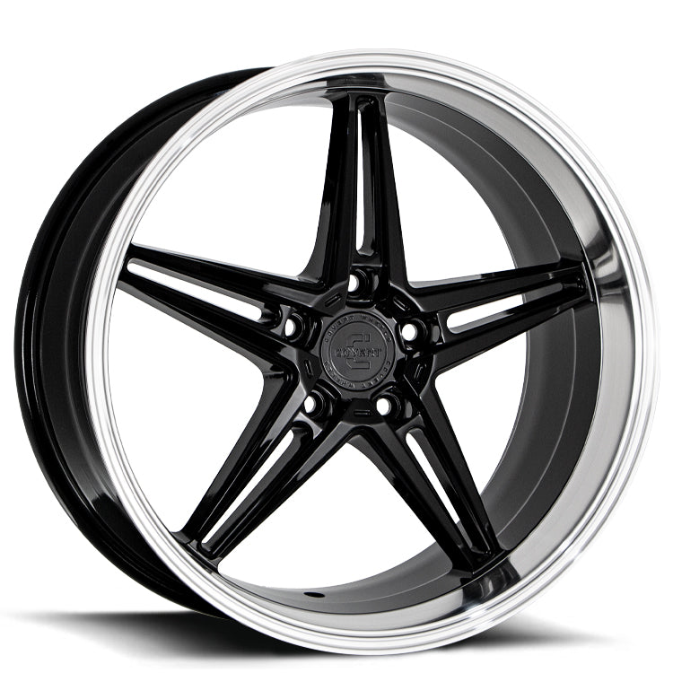 CV5 – Gloss Black w/Machined Lip