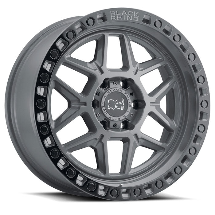KELSO – Battleship Grey w/Black Lip Edge & Black Bolts