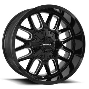 COGENT – Gloss Black w/Milled Spokes
