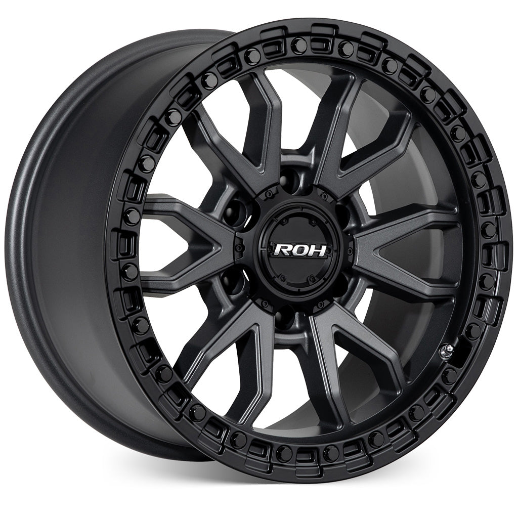RAID – Matt Gunmetal w/Matt Black Rim Edge